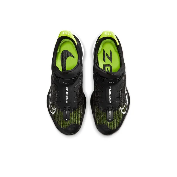 Nike Air Zoom Tempo Next% FlyEase Black White Volt-3