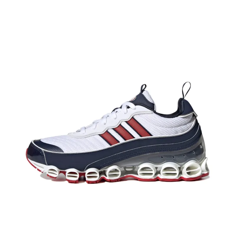Adidas Microbounce T1 White Scarlet Navy-0