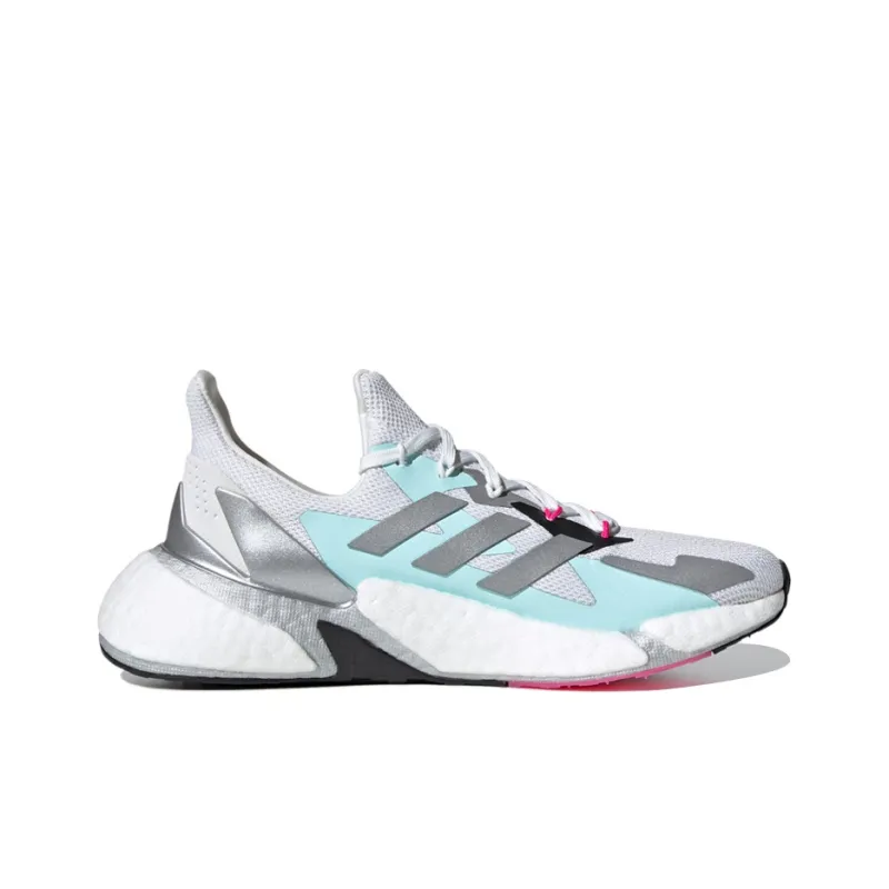 Adidas X9000L4 Crystal White Silver Metallic Women's-1