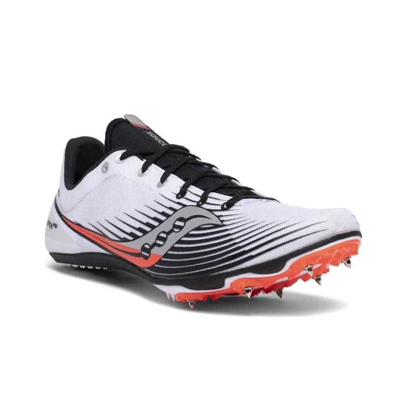 Saucony Ballista MD Low-Top Running Shoes Men's White Black-2