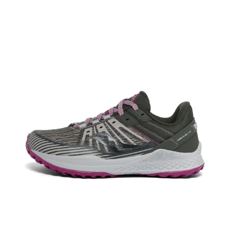 Saucony Mad River TR Running Shoes Women's Low Top Light Gray, Dark Gray-0