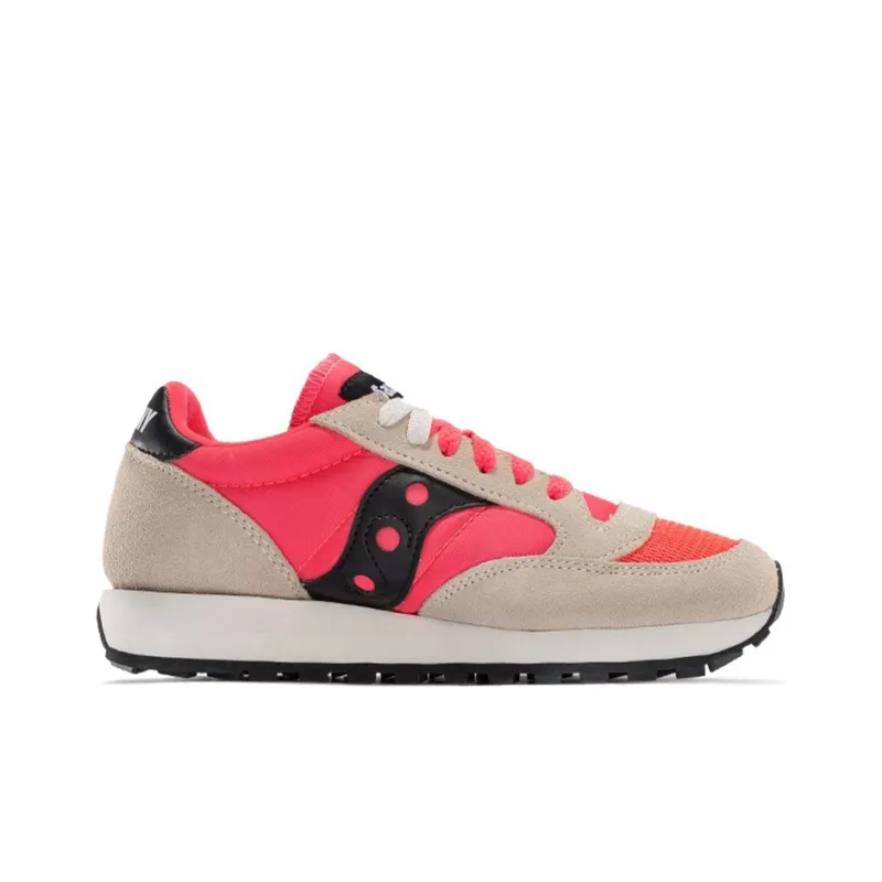 Saucony Jazz Original Jazz Original Vintage Low-Top Running Shoes Women's Red White Black-1