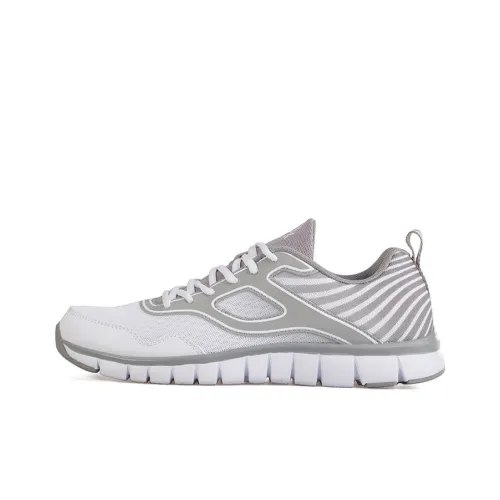 PEAK Running Shoes Men Low-Top Large White/Palomar Gray