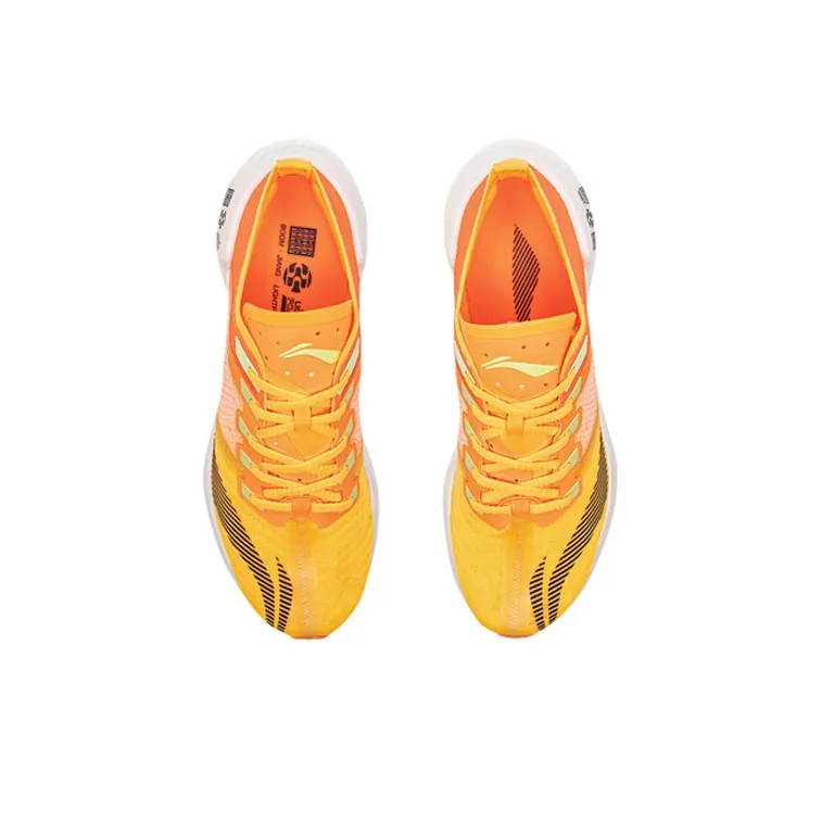 LINING Jueying Essential Running Shoes Men Low Top Neon Honey Orange-3