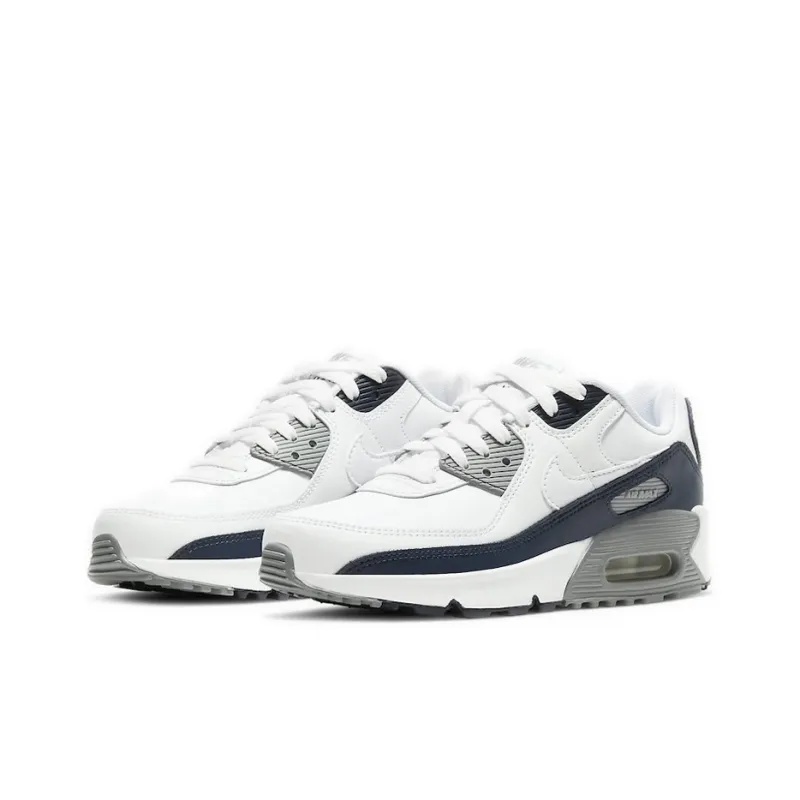 Nike Air Max 90 White Grey Obsidian GS-1
