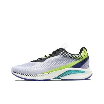 XTEP Speedtech Dynamic Foam Cushioned Slip Resistant Low Top Running Shoes White Green