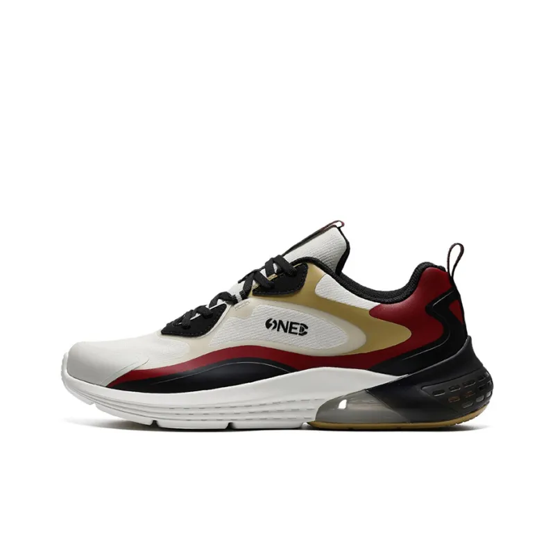 361° Running Shoes Men Low Top White/Red-0