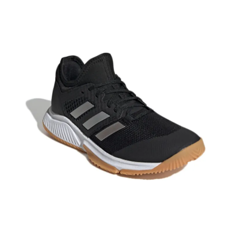 Adidas Court Team Bounce Non-slip Lightweight Low-Top Training Running Shoes Women's Black White Silver-2