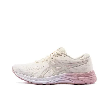 Asics Gel-Excite 7 Anti-Slip And Wear-Resistant Breathable Low-Top Running Shoes Women's White Pink