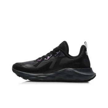 LiNing Cloud Shield Cushioning Anti Slip And Wear Resistant Low Top Running Shoes Men's Black