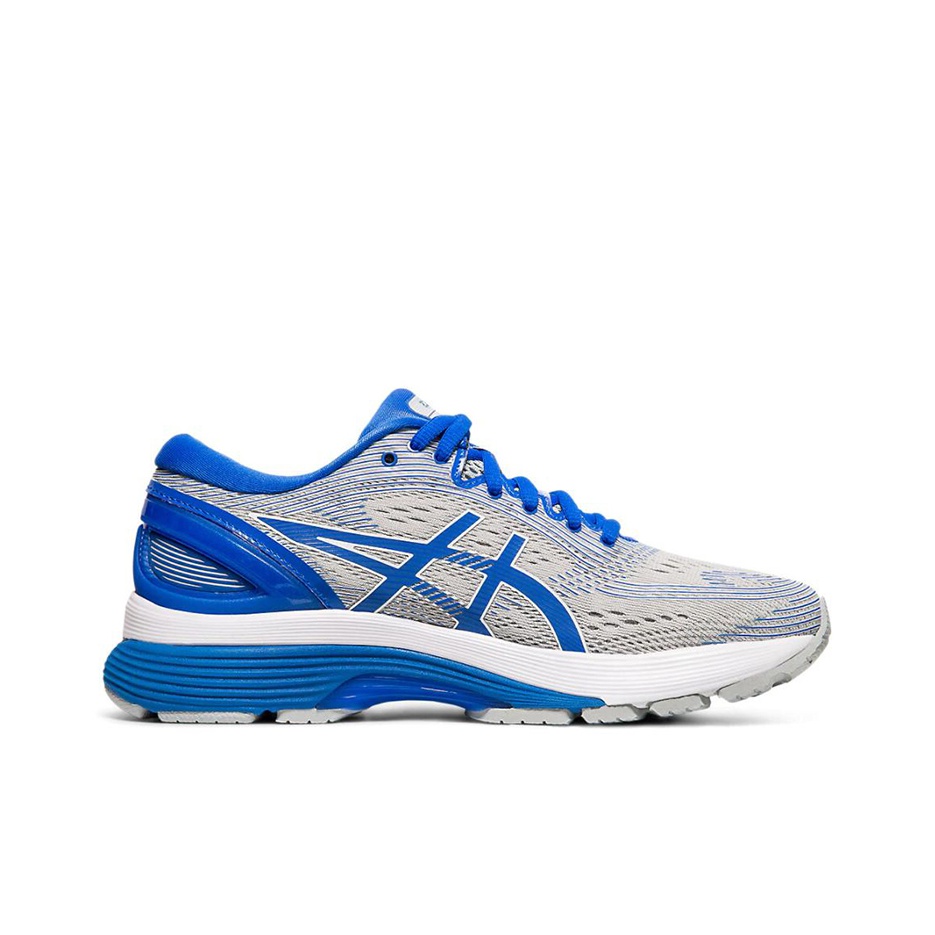 Asics gel nimbus 21 platinum women's shoes white/frost best sale