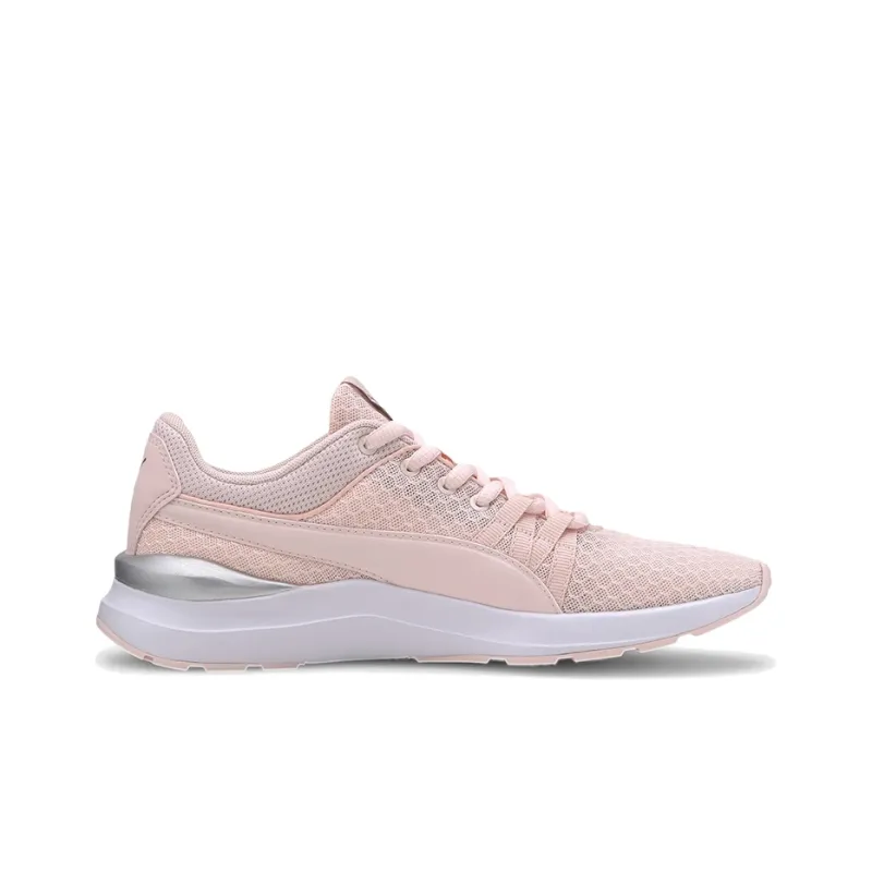 PUMA Adela Cushioned Wear-Resistant Lightweight Low-Top Running Shoes Women's Pink Silver-1