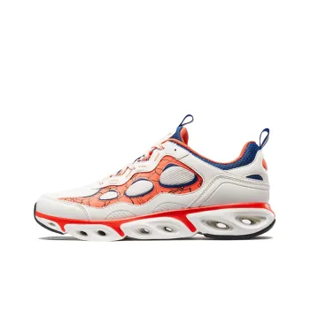 XTEP Shock Absorbers Low Top Sports Running Shoes Men's Beige Orange