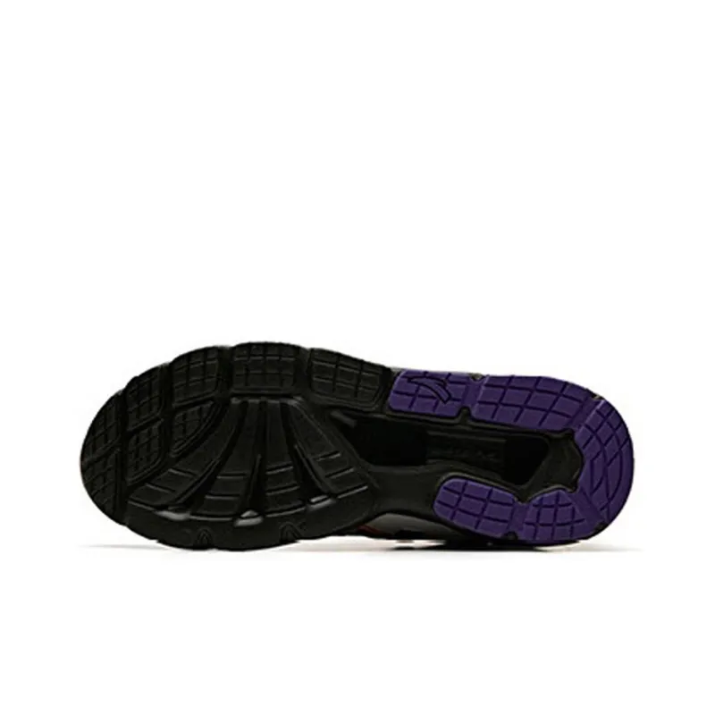 Anta Cushioning Balance Lightweight Low Top Running Shoes Men's Black Purple-5