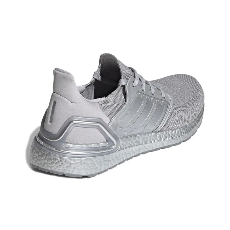 Adidas Ultra Boost 20 Silver Metallic-3