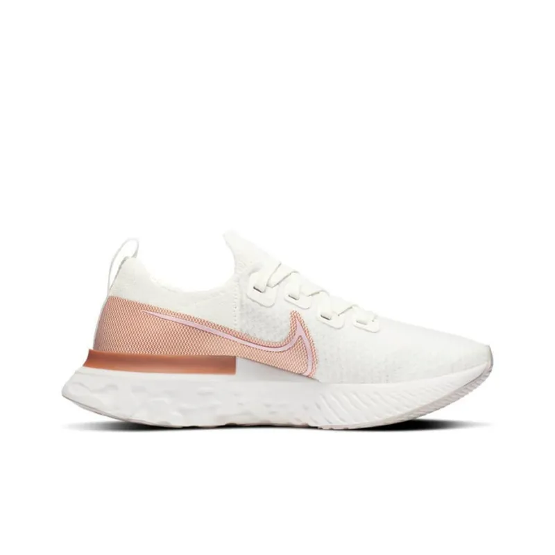 Nike React Infinity Run Flyknit Sail Metallic Copper Women's-1