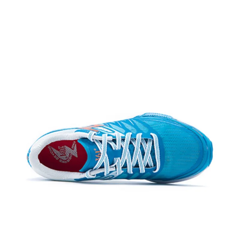 361° Bio Speed Q Cube International Line Breathable Low-Top Running Shoes Women's Blue White-4