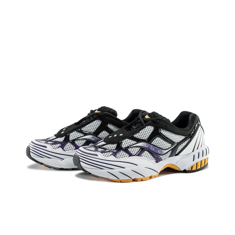 Saucony Grid Web Purple Yellow-2