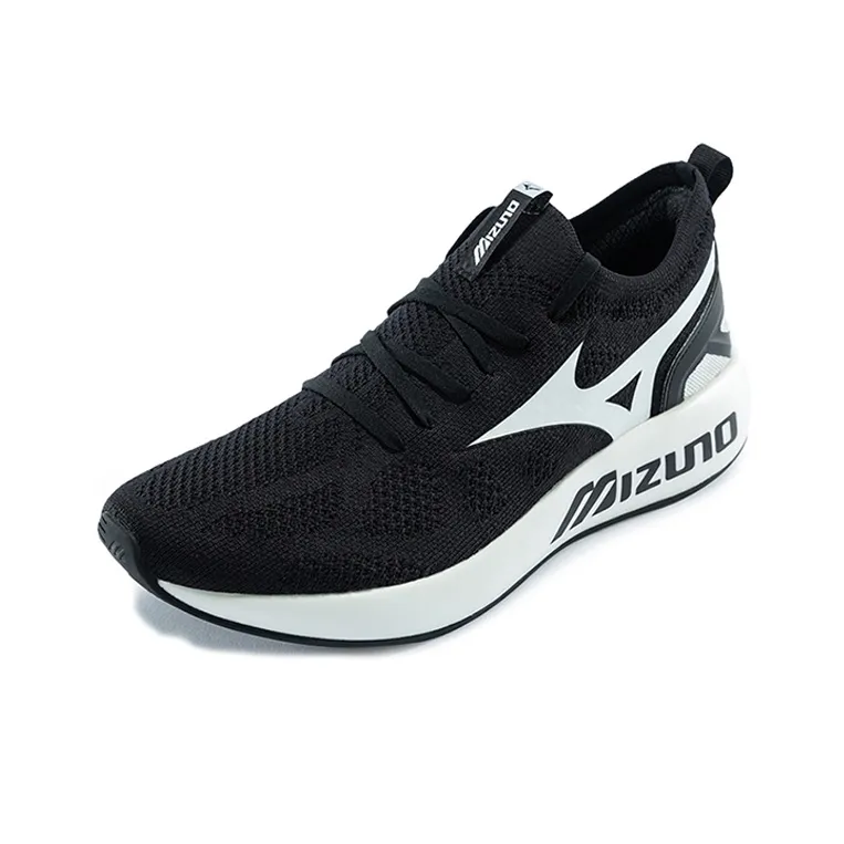Mizuno Pi Knit Low top 'Black And White'-2