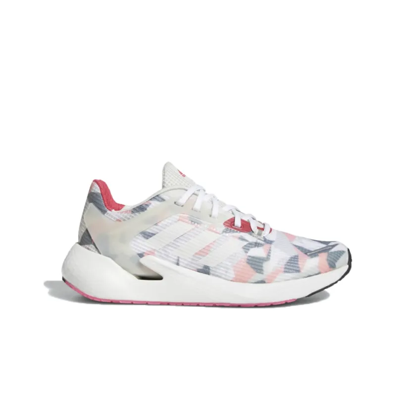Adidas Alphatorsion Low-Top Running Shoes Women's White Pink Gray-1