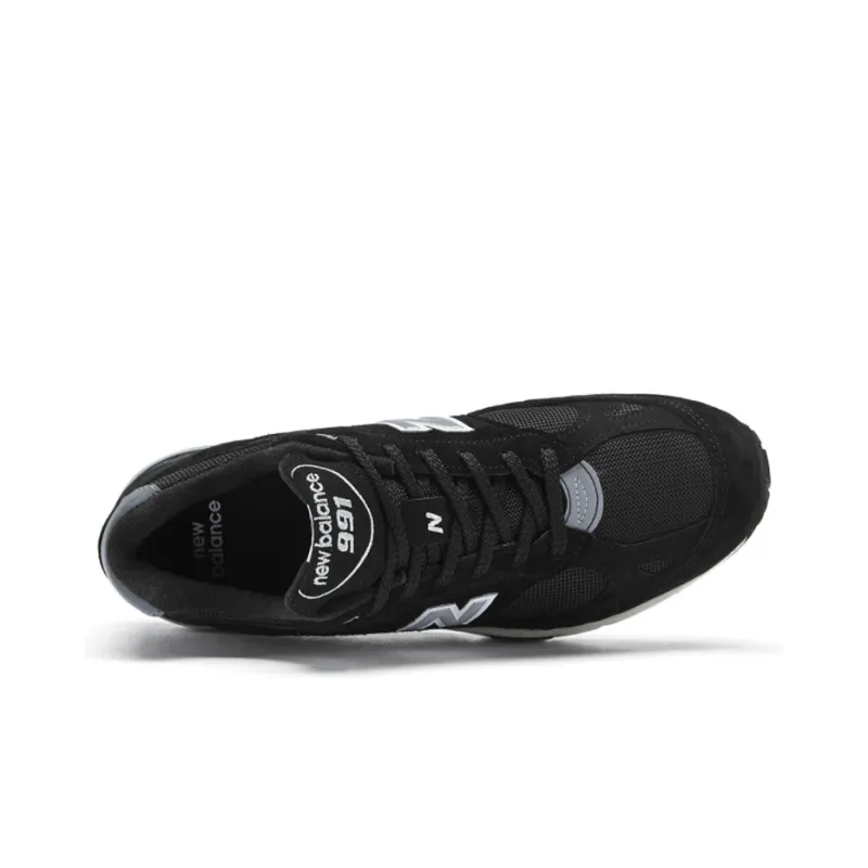 New Balance 991 MiUK Black Silver Women's-2
