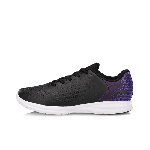 LINING Qingyi Running Shoes Women's Low-Top Black/Purple