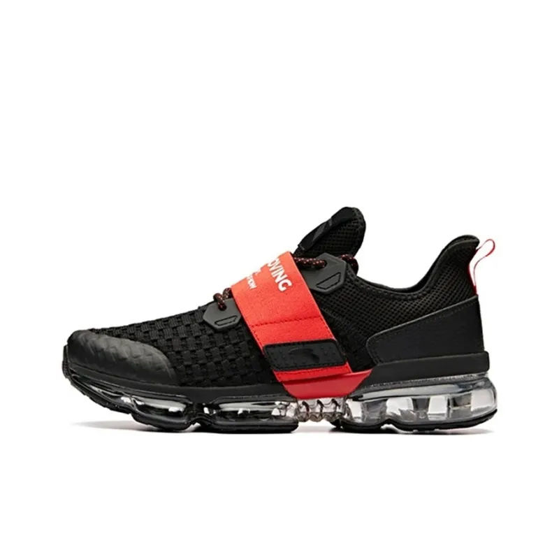 Anta Cushioned Slip-Resistant Breathable Low-Top Running Shoes Men's-0