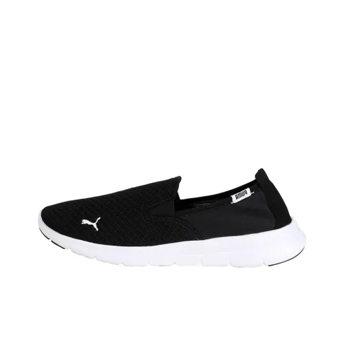 PUMA Flex Essential Slip On Running Shoes Men Low-Top Black