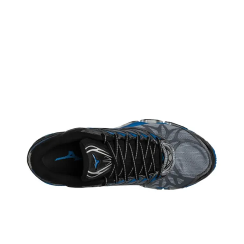 Mizuno Prophecy 7 Cushioning, Abrasion Resistant, Breathable Support Low Top Casual Running Shoes Unisex Gray Blue-1