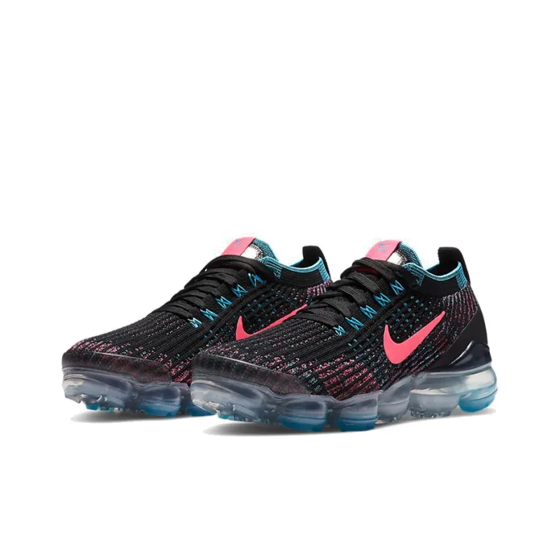 Nike Air VaporMax Flyknit 3 Black Baltic Blue Hyper Pink Women's-2