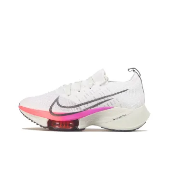 Nike Air Zoom Tempo Next% Flyknit White Hyper Violet Flash Crimson Women's