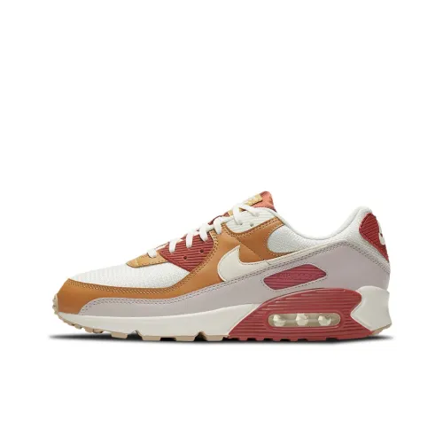 Nike Air Max 90 Rugged Orange Sail Wheat Gum Light Brown