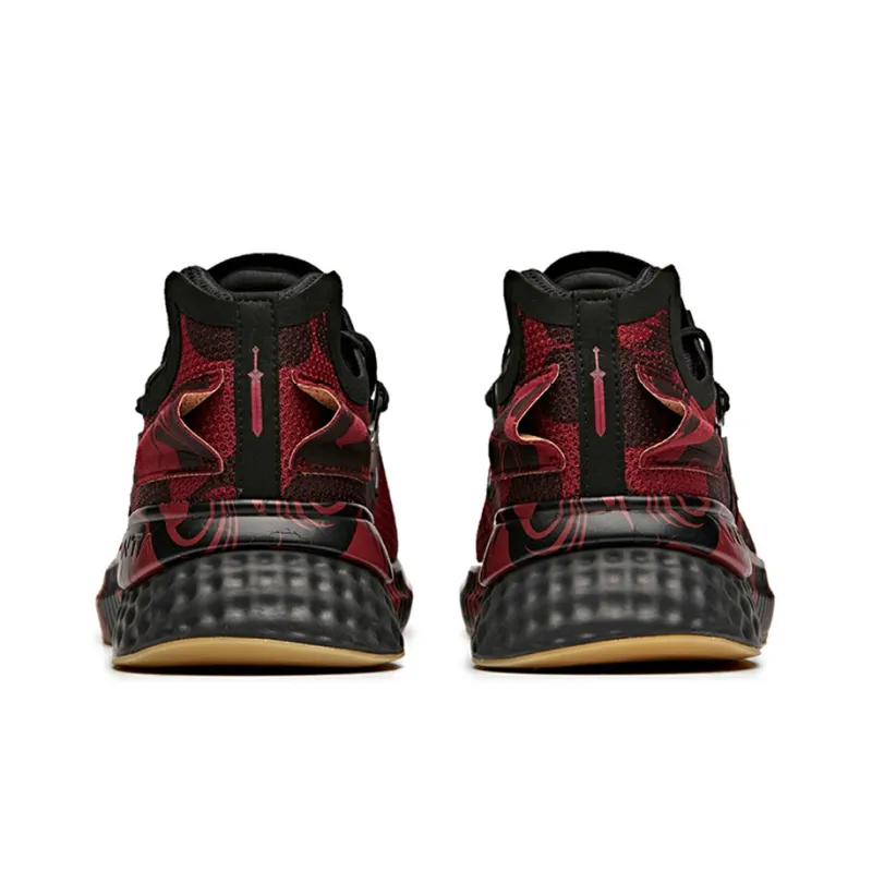 LIBAI x Anta Low-Top Running Shoes Men's Black Red-3