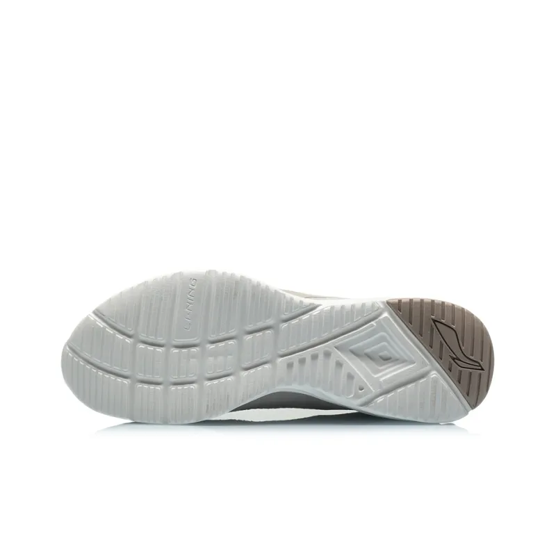 LiNing Run At Your Own Pace Cushioning Low Top Running Shoes Men's Seashore Gray-4
