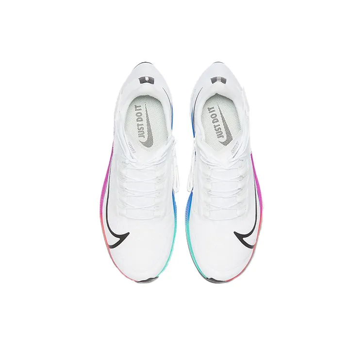 Nike Air Zoom Pegasus 37 FlyEase White Multi Color Women's-3
