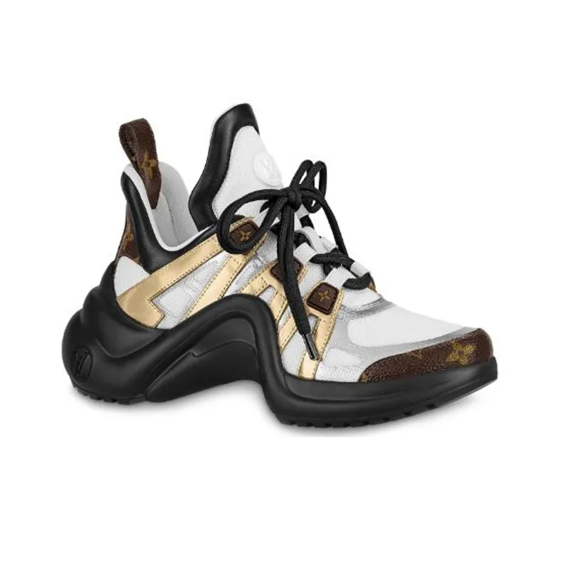 LOUIS VUITTON Lvxlol Arclight Trainer Gold Women's-1