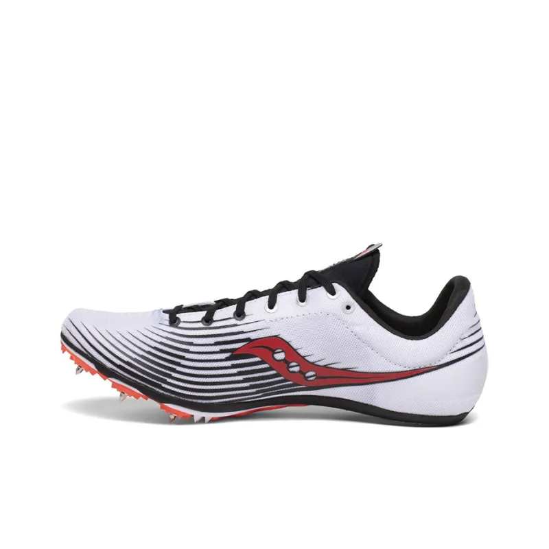 Saucony Ballista MD Low-Top Running Shoes Men's White Black-0