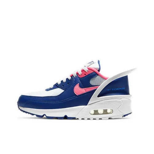 Nike Air Max 90 Flyease Deep Royal Blue Hyper Pink GS