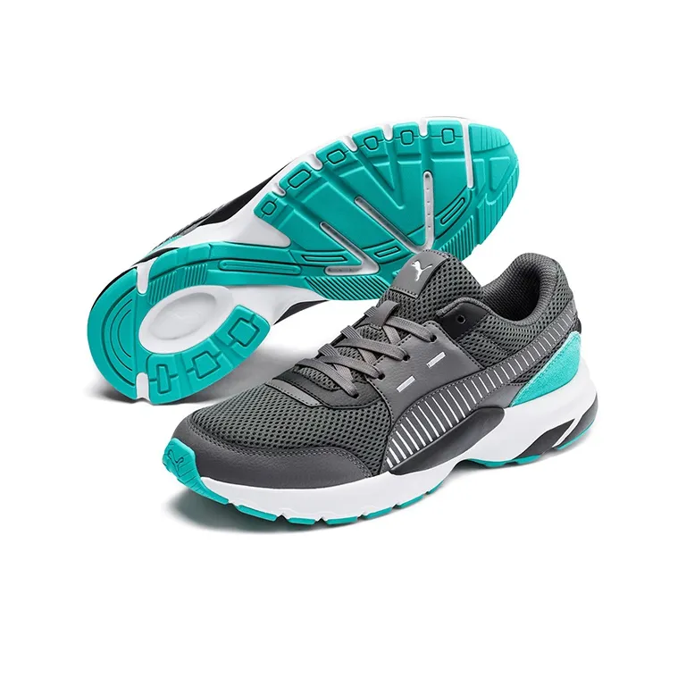 PUMA Future Runner Premium SoftFoam Sneakers Grey/Blue-4