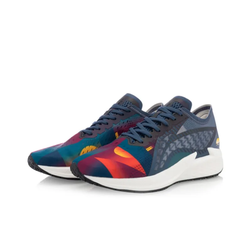 LiNing Lt Support Low Top Running Shoes Men's Deep Duck Aqua Blue-2