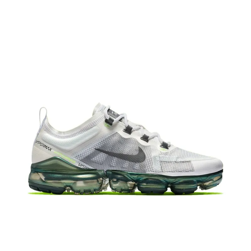 Nike Air VaporMax 2019 Premium White Platinum Tint Lime Blast-1