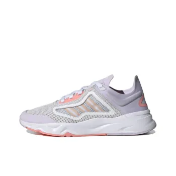 Adidas Neo Futureflow Cushioning Low Top Running Shoes Women's Light Purple Orange