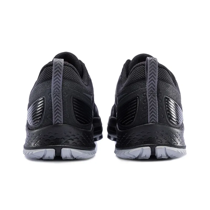 Saucony Cushioned Anti-Slip And Wear-Resistant Lightweight Low-Top Running Shoes Men's Black Red-3