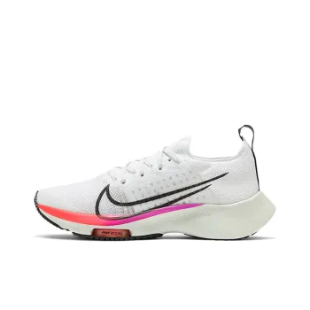 Nike Air Zoom Tempo Next% Flyknit White Hyper Violet Flash Crimson GS