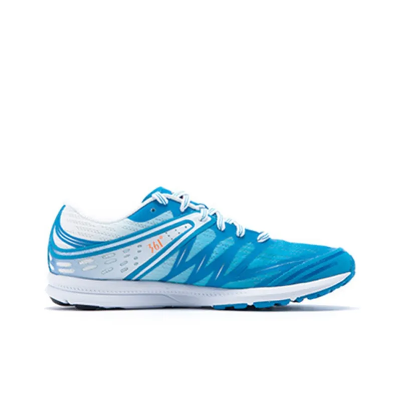 361° Bio Speed Q Cube International Line Breathable Low-Top Running Shoes Women's Blue White-1