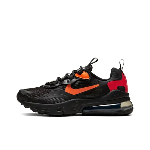 Nike Air Max 270 React Black Magma Orange GS