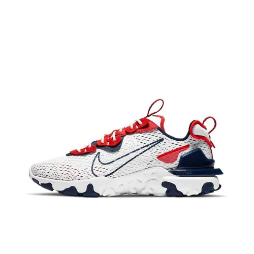 Nike React Vision Running Shoes Men Low-Top White/Red/Blue