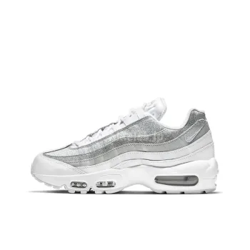 Nike Air Max 95 White Metallic Silver Women's