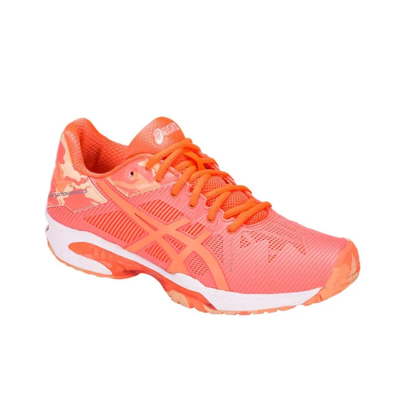 Asics Gel Solution Speed 3 Red Women's-2