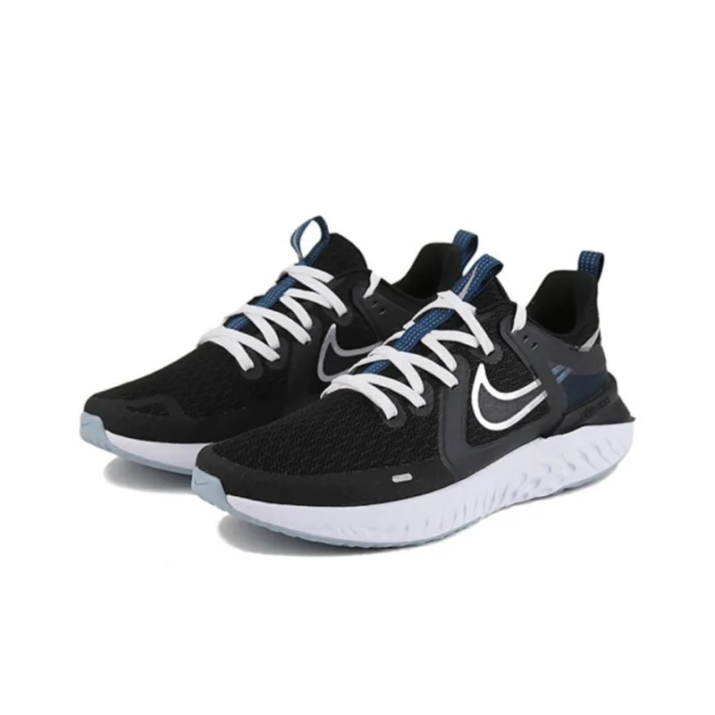 Nike Legend React 2 Black Metallic Silver-2